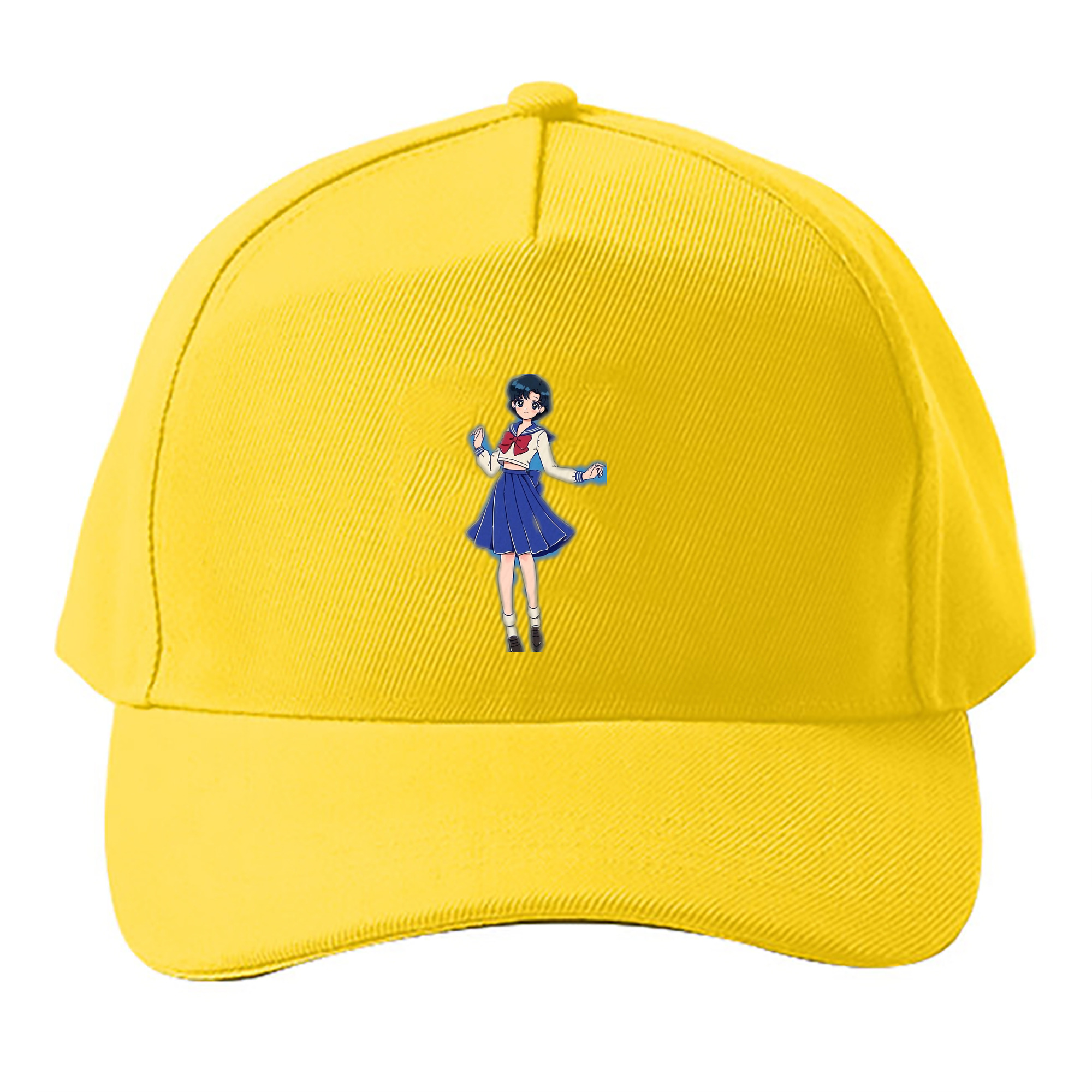 （画像用） 美少女戦士セーラームーン 水野 亜美 みずの あみ Sailor Moon Mizuno Ami ベースボールキャップ 綿100％ 男女兼用 帽子 スポーツ